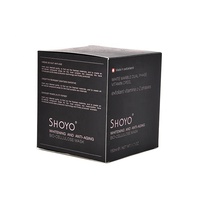 Masque de sommeil pour les yeux, kit de maquillage cosmétique, planche pliante noire artisanale, emballage en papier, boîte de parfum, vente en gros, 10 pièces