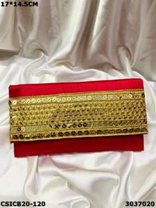 Bolso de noche étnico de seda cruda elegante y elegante para ocasiones especiales - Product Image 3