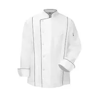 Mantel Koki Lengan Panjang dan Pendek, Mantel Koki OEM Mode Kustom Digital Bermotif, Mantel Koki Lengan Panjang dan Pendek untuk Distributor