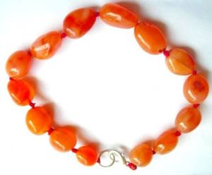 สร้อยข้อมือพลอยคาร์เนเลี่ยนแบบคลาสสิกการรักษาเสน่ห์ของขวัญวันแต่งงานปาร์ตี้ครบรอบปีที่มีไข่มุกเพชรอาเกต - Product Image 1