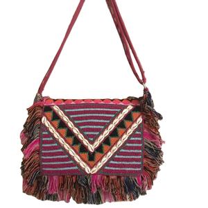 Recién llegado, elegante bolso de hombro con borlas, cuentas de hilo, Colección nupcial de Guru Kirpa Export House para fiestas nocturnas - Product Image 1