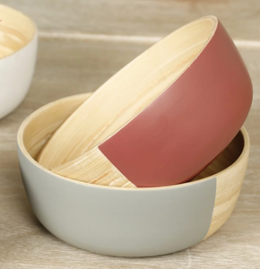 Vente en gros de bols en bambou filé durables de haute qualité fabriqués à la main ustensiles de camping écologiques fabriqués au Vietnam - Product Image 5