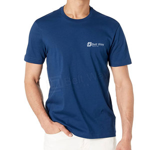 T-shirt à manches courtes de haute qualité pour hommes surdimensionné tricoté à séchage rapide et respirant excellent prix du motif d'impression - Product Image 2