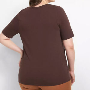 Camisetas de manga corta 100% algodón personalizadas al por mayor ropa ecológica unisex personalizada - Product Image 6