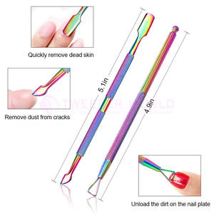 Kit de 7 Piezas de Cortaúñas y Alicates para Cutículas, Lima para Uñas Encarnadas, Empujador de Cutículas Triangular, Recortador de Acero Inoxidable - Product Image 3