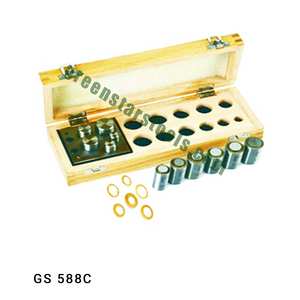 GS 588C Steel Disc <b>Cutter</b> Set of 15 Jewelry <b>Tools</b> for Jewellery in <b>Wooden</b> Box - Product Image 1