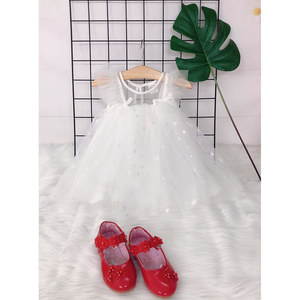 Nueva moda flor niña vestido fiesta cumpleaños boda princesa bebé Niñas Ropa niños Niña de Vietnam - Product Image 1