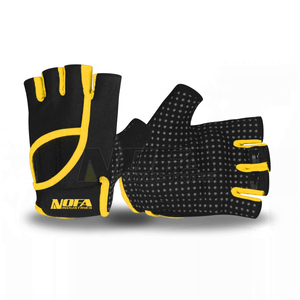 Guantes de Fitness de medio dedo unisex, cuero impermeable para gimnasio, entrenamiento de levantamiento de pesas, guantes deportivos de uso doméstico para mujer - Product Image 6
