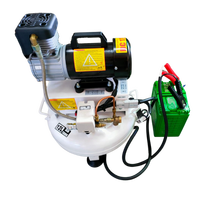 Nouveau Lancement 12V 220V Haute Qualité 2.5HP Sans Huile Portable Mini Air Compresseur 12 litres réservoir Travaux de Menuiserie
