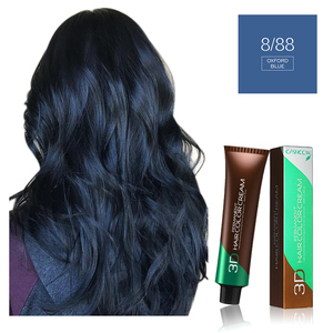 Crème de teinture pour cheveux verte non toxique sans ammoniaque 100ml coloration permanente pour salons de coiffure et coiffeurs multi-52 couleurs - Product Image 2