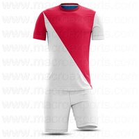 Nouveau modèle vert, ensemble de maillots de football légers pour adultes, maillot de football à manches courtes pour hommes, impression par transfert thermique, logo personnalisé, DHL Fedex Mesh