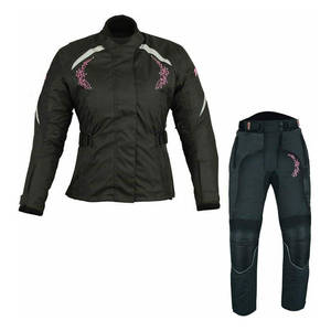 ใหม่ที่กำหนดเองผู้หญิงสุภาพสตรีรถจักรยานยนต์รถจักรยานยนต์Cowhideหนังชุด - Product Image 3