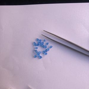 Piedra de Calcedonia azul Natural de 4mm, piedra preciosa suelta facetada de corte trillón del fabricante a precio de fábrica al por mayor Alibaba DIY - Product Image 2