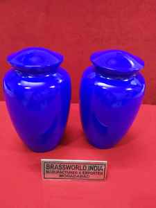Hermosamente diseñado estilo americano de aluminio para ir a casa, urna de cremación grabada, suministros funerarios de Brassword India - Product Image 5