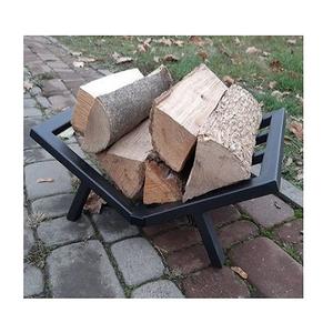 Support à bois de chauffage de qualité supérieure, couleur noire, pour extérieur et intérieur, en fer, à prix abordables - Product Image 1