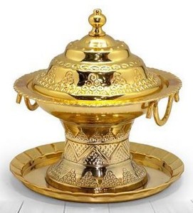 ทองและเงินชุบทองเหลืองโลหะวันที่ชามสวนกล่องทองเหลืองแข็งตกแต่งตารางเสิร์ฟชามโดยตรงจากผู้ผลิต - Product Image 3