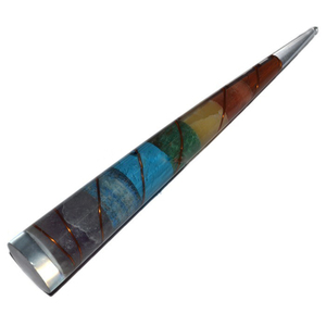 Comprar en línea Cono de Chakra Bonded de orgonita: Cono de Chakra Bonded de orgonita a la venta Piedras curativas naturales - Product Image 1