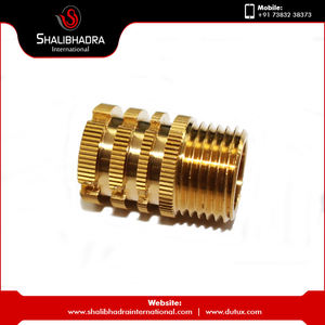 น็อตแทรกทองเหลือง OEM มาใหม่ / น็อตแทรกทองเหลืองผลิตจากการผลิตในอินเดีย - Product Image 5