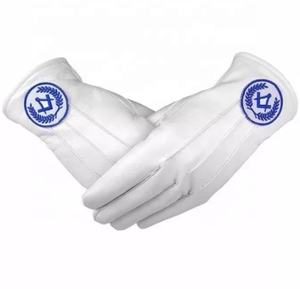 Gants en cuir et bois blanc pour maçon, platine royale, accessoire personnalisé, offre spéciale, - Product Image 6