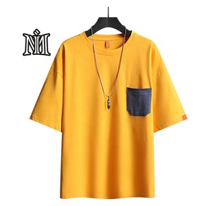 Camisetas de hombre con hombros caídos con precio razonable Camiseta al por mayor con tela de calidad Camisetas de hip hop hechas a medida - Product Image 5