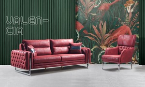 Ensemble De Meubles De Salon Canapé Modulable Convertible Moderne En Bois Massif Vente En Gros Directement De L'Usine Pour La Maison Zumrut Valencia - Product Image 3