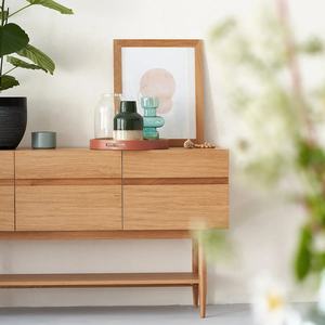 Plateaux de service en bambou boucles, 5 plateaux de haute qualité les meilleurs ventes pour restaurants, plateaux en bambou faits à la main - Product Image 3