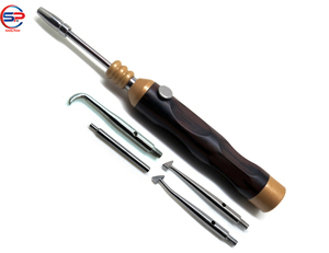 Pistolet automatique de retrait de couronnes et de bridges dentaires, 4 embouts, pour dentistes - Product Image 1