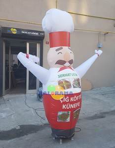 Globo de Chef que se mueve a mano, publicidad, 3 metros - Product Image 3