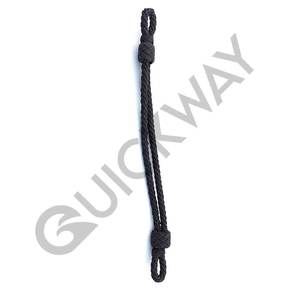 Venta al por mayor de la mejor calidad Cap Cordones de color negro sólido personalizado Venta a granel Fabricación Cap Cord 2025 - Product Image 1