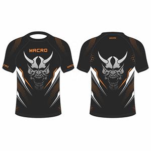 Vêtements de sport impression numérique conçu sur mesure emballage manches courtes Rashguard MMA BJJ marron imprimé unisexe évacuation de l'humidité respirant - Product Image 5