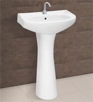 Grand bassin de table au design moderne 8088 Morbi céramique sanitaire 590x400x150mm motif de fleurs bassin en forme de lavabo toilettes
