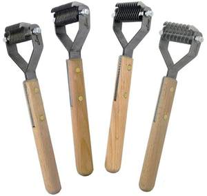 Peigne d'instrument vétérinaire professionnel à queues intelligentes Toilettage Queue de crinière Superfine Types de lames grossières moyennes et fines pour l'amincissement - Product Image 3