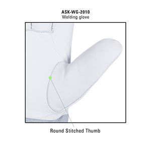 Gants de soudage Tig en cuir résistant à la chaleur BBQ ignifuge gants de sécurité pour four travail lourd - Product Image 6