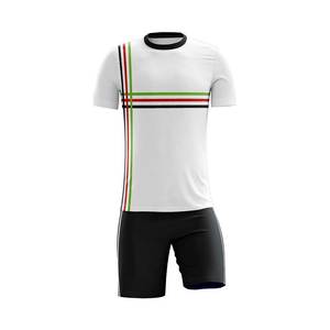 Uniformes de fútbol transpirables Spandex/algodón OEM entrenamiento de fútbol colores personalizados impresión Digital Unisex al por mayor - Product Image 3