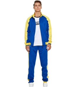 Wholesale Gym Sportswear Fleece Tech Jogging Suits Custom Men's Plain Striped Tracksuit With Custom Logo - Product Image 6