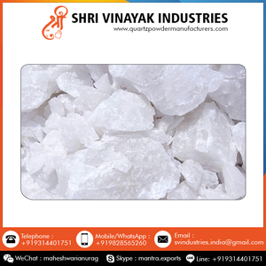 El exportador indio ofrece trozos de cuarzo natural de alta pureza a precio mayorista - Product Image 4