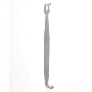 Rastrillo Manual Retráctil de Acero Inoxidable Nahai de 7'' (18cm) con 2 Puntas (19mm) de Ancho - Product Image 3