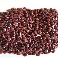 Pierre précieuse en rubis rouge de qualité AAA, taille baguette naturelle, certifiée IGI