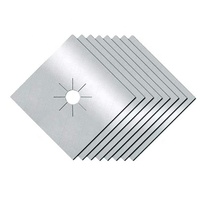 De calidad superior superficie lisa de fibra de vidrio PTFE de quemador de la estufa de cocina Protector