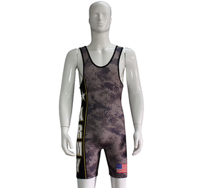 Combinaison de lutte personnalisée, logo personnalisé, matière spandex/polyester, antibactérienne, respirante, uniforme de lutte OEM pour - Product Image 3