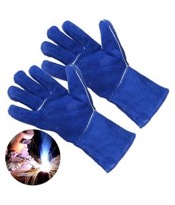 Guantes de soldadura de cuero dividido de vaca de la mejor calidad, superventas, equipo de protección de manos de seguridad antiimpacto, soldador resistente al calor - Product Image 6