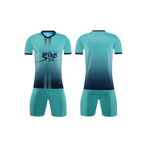 ชุดยูนิฟอร์มฟุตบอล,ผ้าตาข่ายระบายอากาศได้ดีใส่ได้ทั้งชายและหญิงดีไซน์ตามสั่งชุดเครื่องแบบพิมพ์กลับระเหิด - Product Image 1