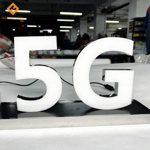 Letras de acero para señal 3D Shop, luz Led publicitaria personalizada con nombre y logotipo - Product Image 6