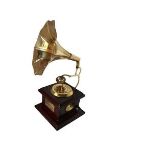 Phonographe en laiton nautique, 1 pièce, décoration de Studio, jouet - Product Image 6