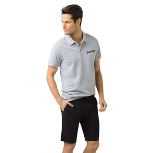 Polo informal para hombre, camisas negras con pantalones cortos personalizados de alta calidad, a la venta - Product Image 4