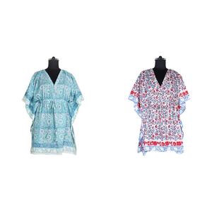 2025 été nouveau gilet sans manches robe courte bloc à la main robe imprimée abordable africain traditionnel Dashiki caftan fabuleux femmes - Product Image 1
