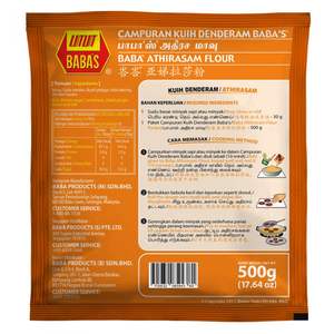 Harina para Dulces Athirasam de Baba, Malasia, Mezcla, 0.5 kg, Calidad de Exportación, Empacada en Bolsa, 6-9 Meses de Duración - Product Image 2
