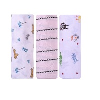 Tissu en mousseline 100% coton biologique imprimé, Design de dessin animé personnalisé, certificat GOTS, drap de lit ajusté, cadeaux pour bébé, vêtements en mousseline pour bébé