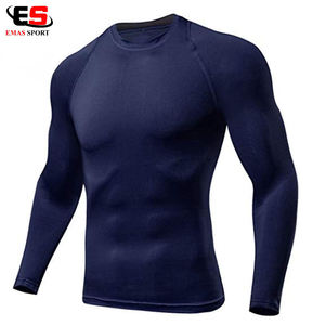 Camiseta de Compresión MMA para Hombre, Personalizada con Serigrafía, Diseño OEM, Material Spandex/Nylon, Manga Larga, Alta Calidad - Product Image 6