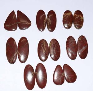 Cabujón Natural suelto de jaspe rojo, piedra preciosa de tamaño libre para hacer joyas, DIY, venta al por mayor - Product Image 3